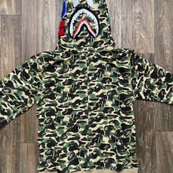 Green Camo Bape hoodie 