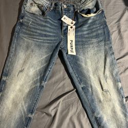 Purple Jeans Size 34