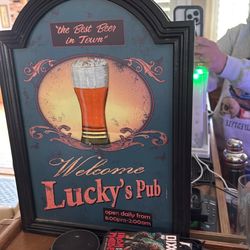 Lucky’s pub picture. All bar items pictures include margarita glasses,martini glasses. Wine glasses, have about 60