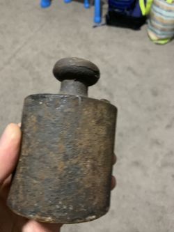 Antique scale wright 2 kg