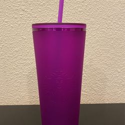 Starbucks Purple Soft Touch Limited Edition Tumbler