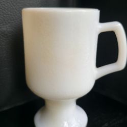 Vintage Walt Disney Milk Glass Coffee Mug