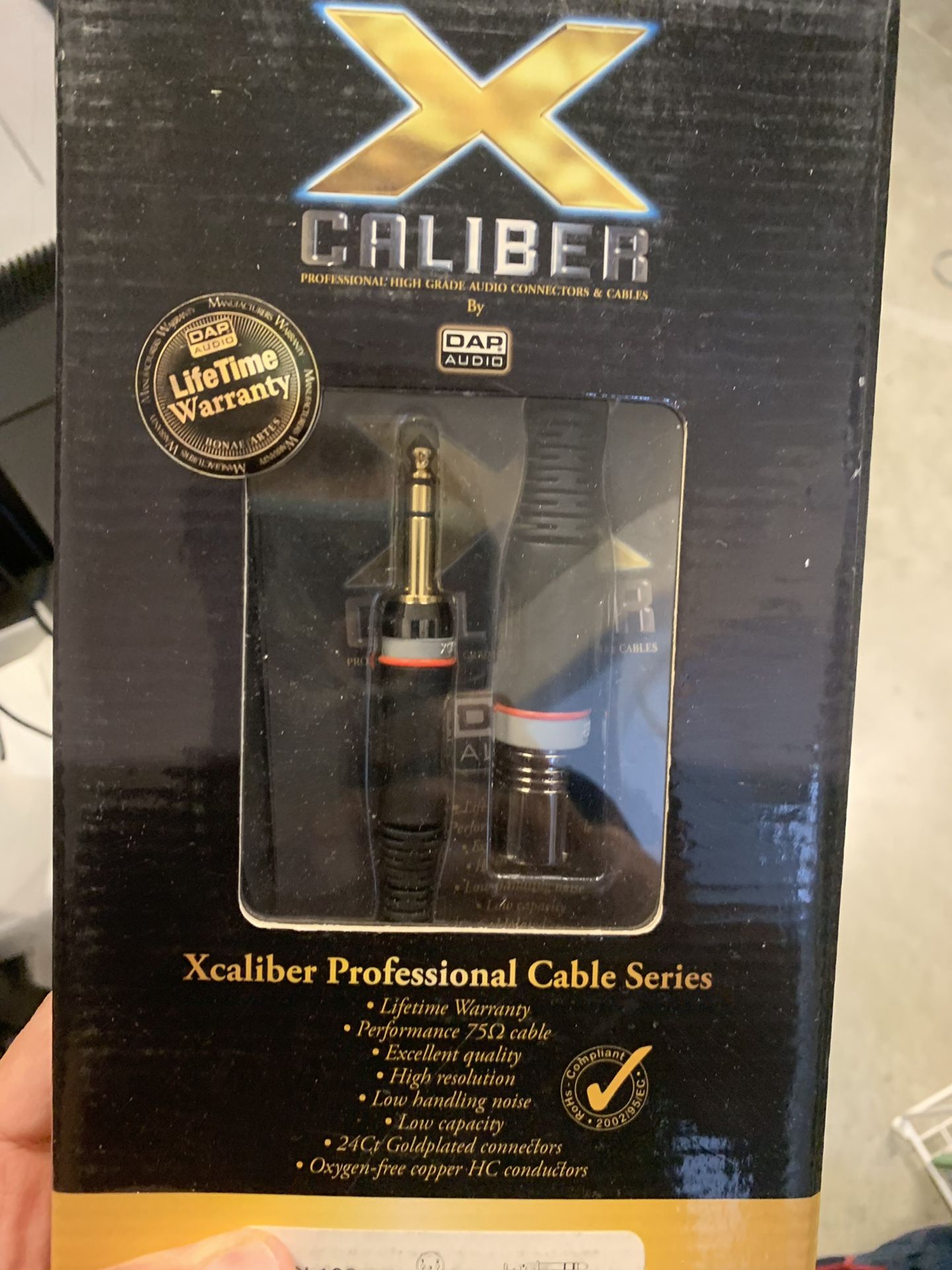 Professional audio cable new