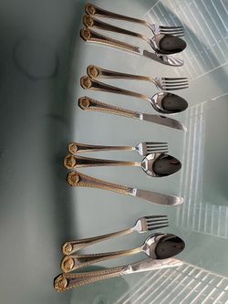 Versace silverware