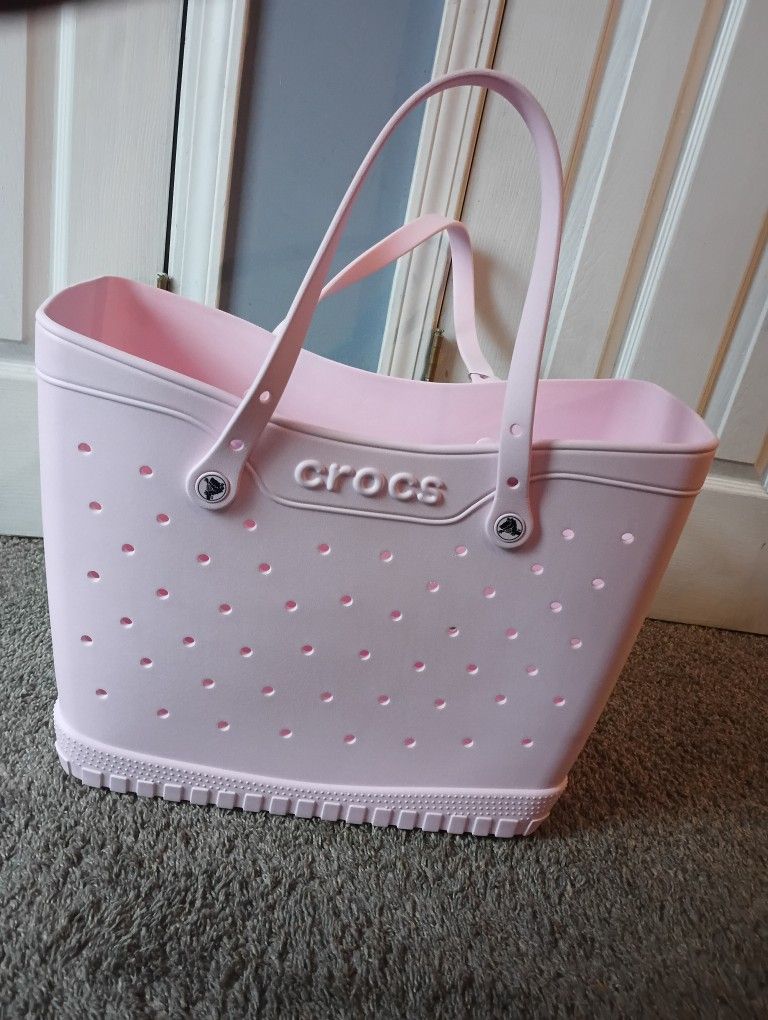 Extra Large Pink Crocs Tote Bag