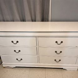 Large White Dresser