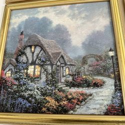 Thomas Kincade “Nostalgic cottage”