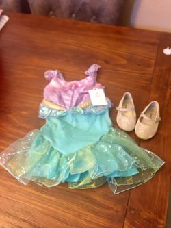 Ariel costume with shoes