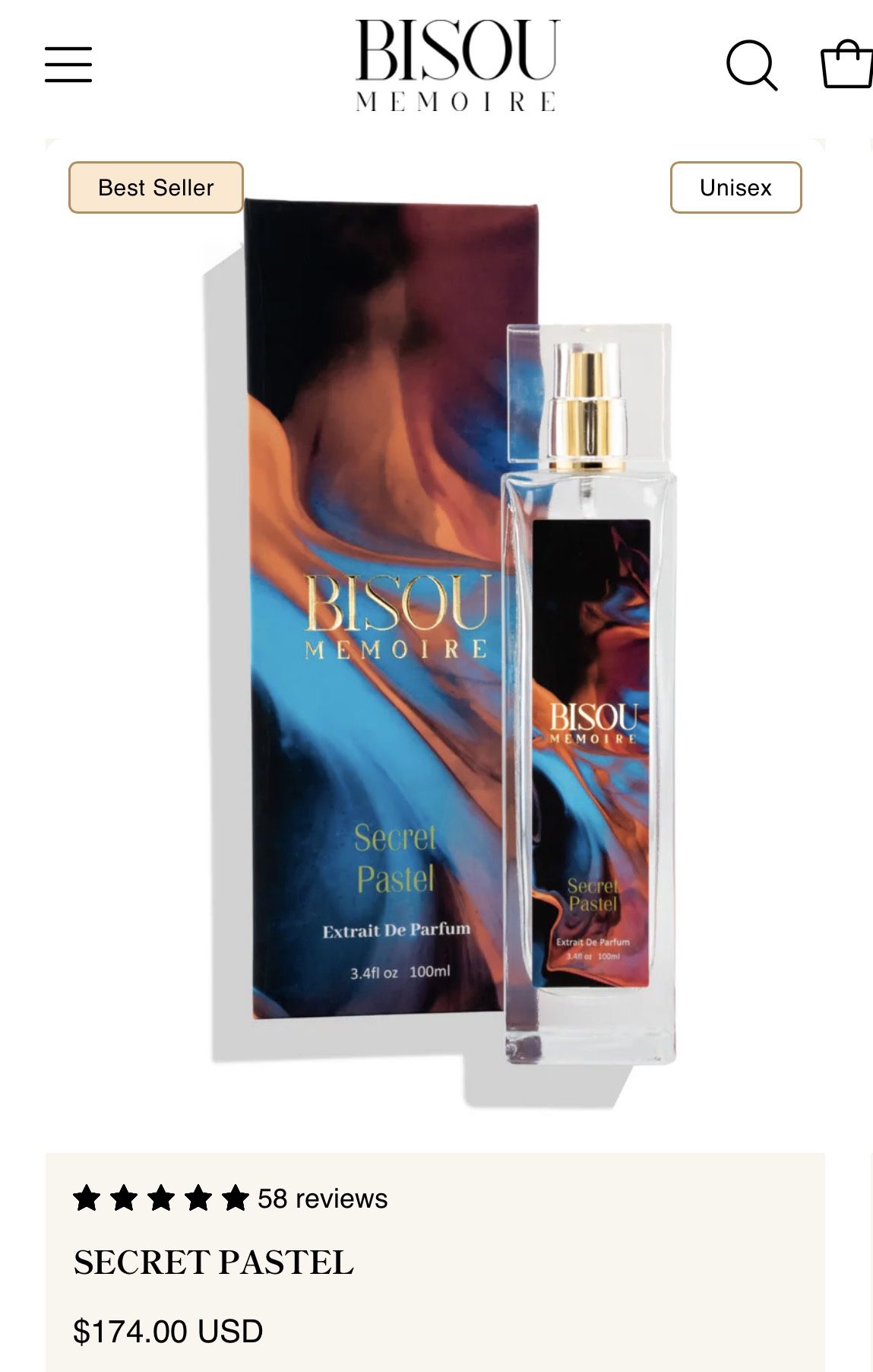 bisou memoire perfume 
