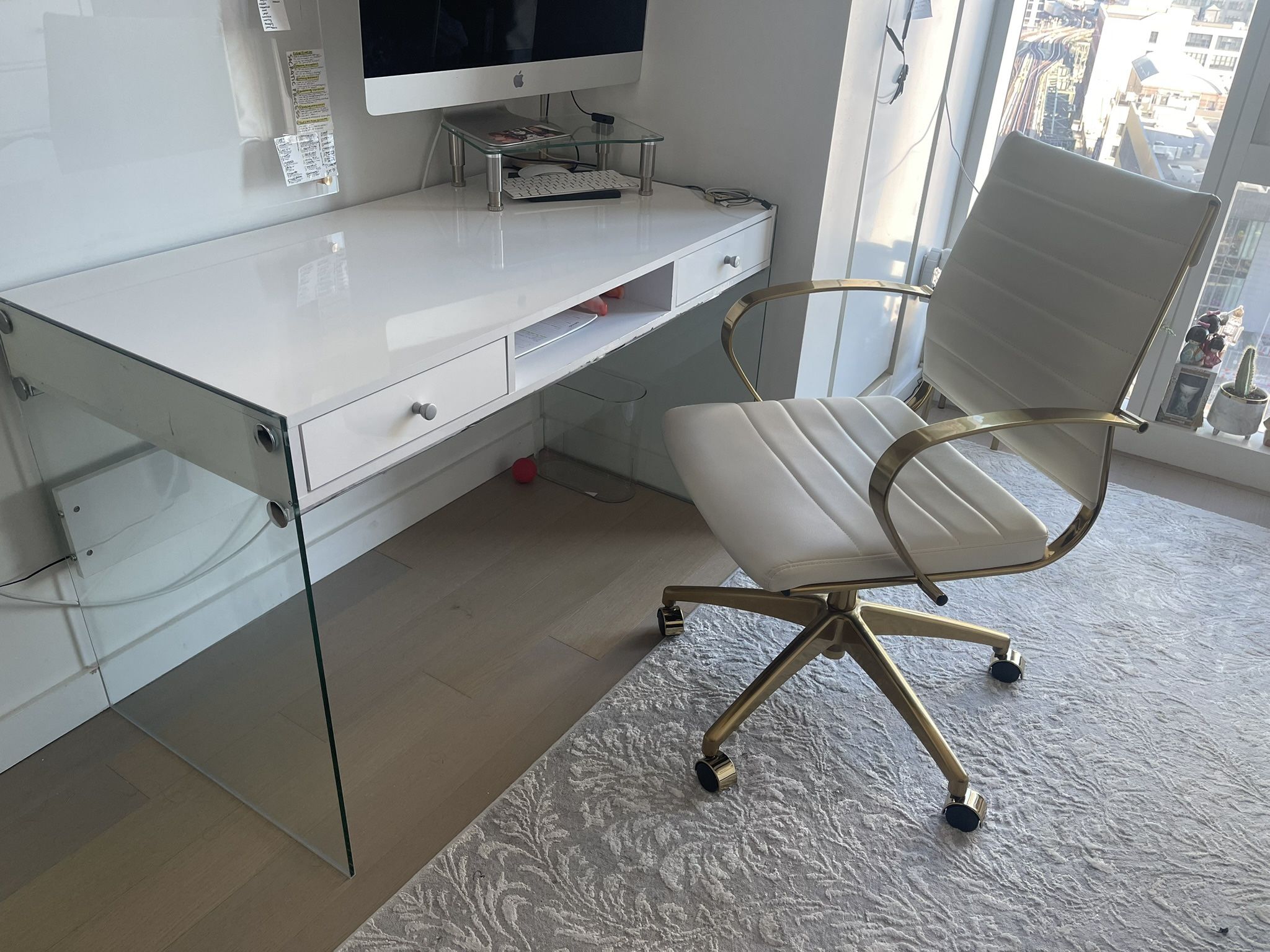Glass Desk
