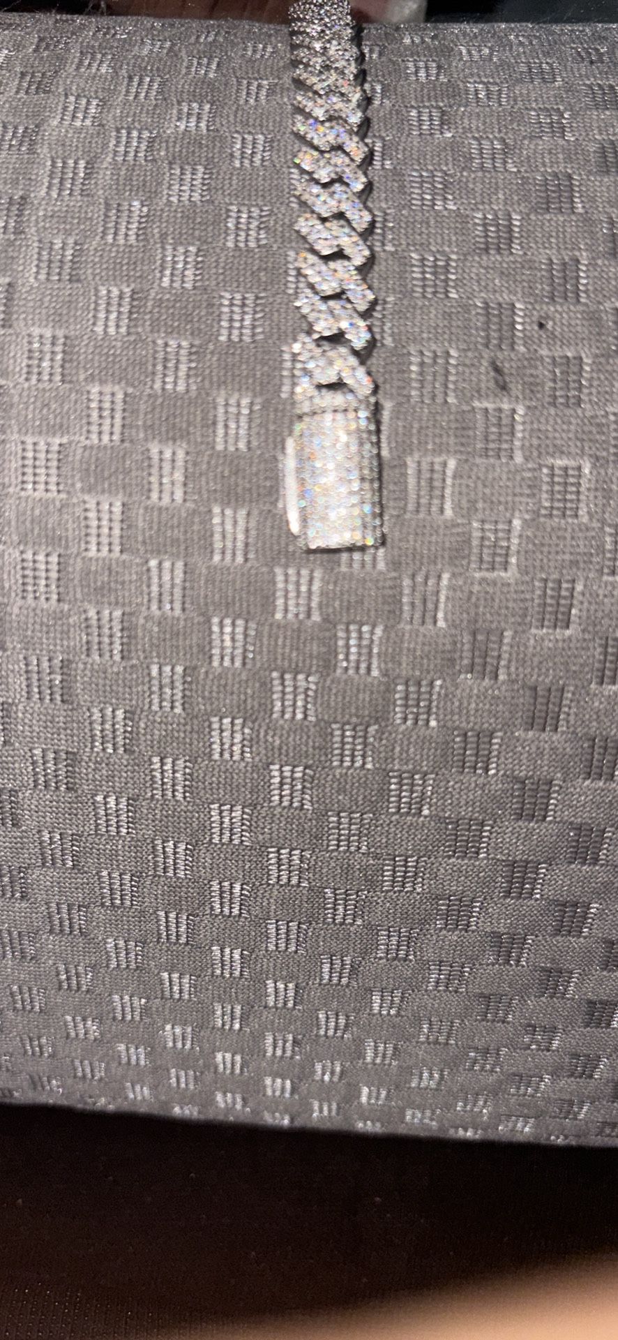 VVS 14CT 8mm Lab Diamond Monarch Necklace 18”