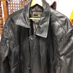 Black Genuine Leather Size 3X