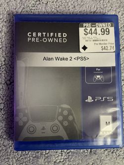 Alan Wake 2 Ps5 Pre-owned (Excellent Condition)