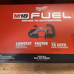 MILWAUKEE M18 FUEL DEEP CUT BAND SAW. # 2929-20  ((( Tool Only ))) Read Below 