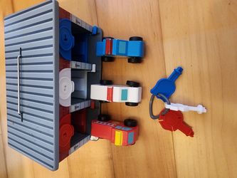 Toy Keys and Cars Wooden Rescue Set