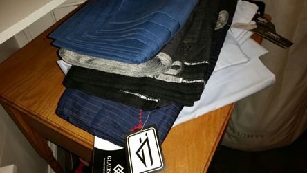 Fabrics yards of it . tailoring