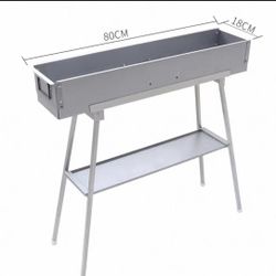 Charcoal Grills Commercial Quality Portable BBQ Lamb Skewer Folded Camping Barbecue Grill for Garden Backyard Party Picnic Travel Outdoor Cooking Use