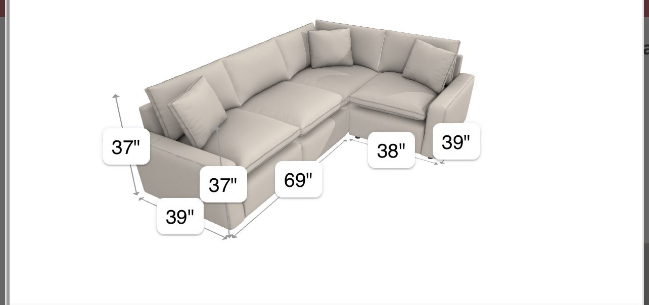 Couch sectional for Sale in Kissimmee, FL OfferUp