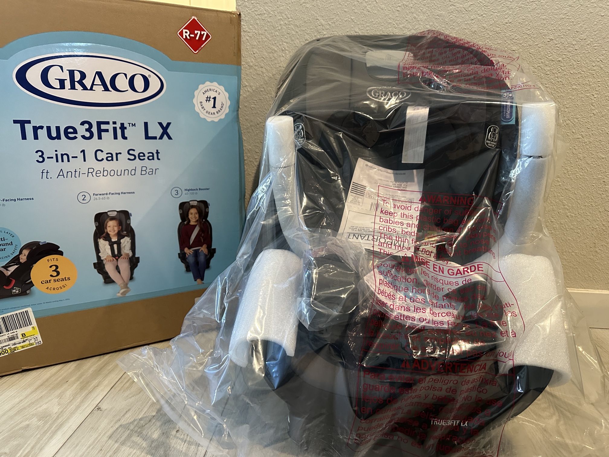NEW Graco True3Fit lX Car Seat
