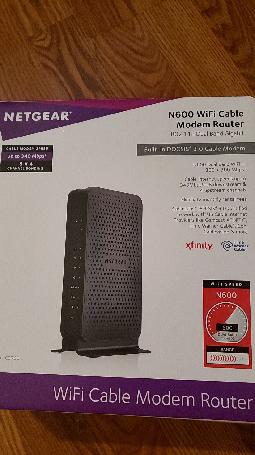 Wifi cable modem and router together