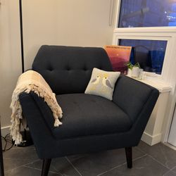 Navy Accent Chair