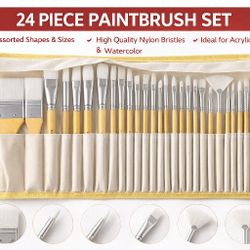 Paint Brush Set 24 Piece 
