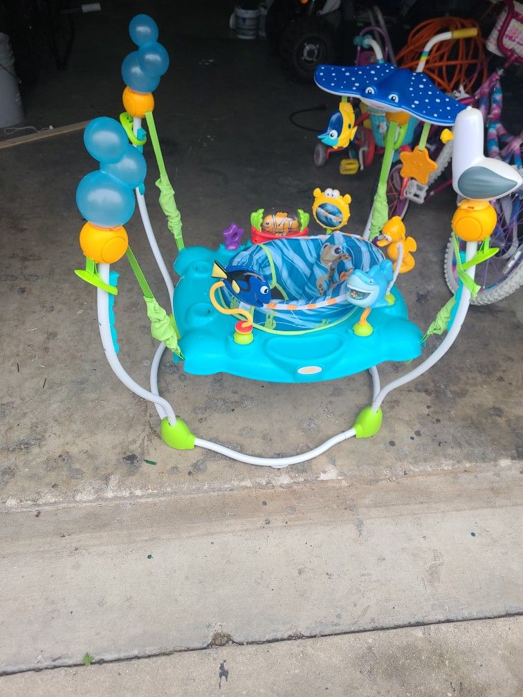 Bright Starts Disney Baby Finding Nemo Sea of Activities Baby Activity Center Jumper