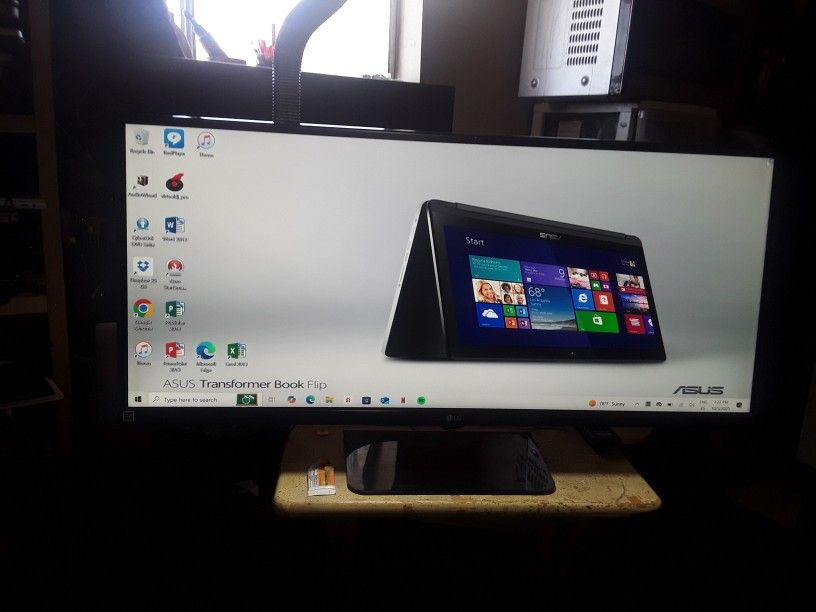 LG  Gaming Monito r34" Inch 34UM67-P 21:9 UltraWide  Buil-in Speakers Gaming Monitor FreeSync Ips Monitor HDMI Cable Included 