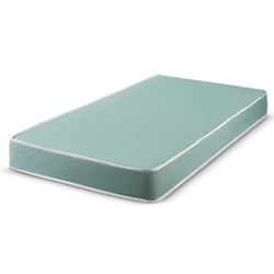 Fortnight Bedding Foam Mattress with Water Resistant Vinyl Cover (Twin, 6 Inch)

