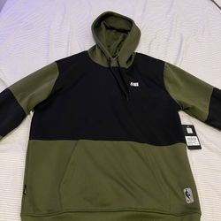 nba hoodie medium olive