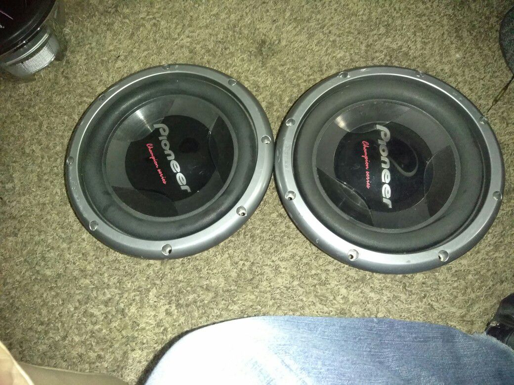 12" pioneer subwoofers champion series