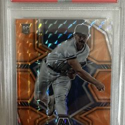 Strider 2022 Mosaic Reactive Orange Baseball Card