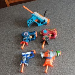 5 Single Shot Nerf Guns☆Collectibles☆