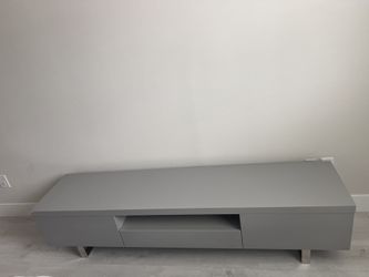 High Gloss Grey TV Cabinet