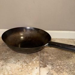 Carbon Steel Wok Pan 14 in Carbon Steel Pow Wok