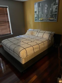Free bed mattress and frame