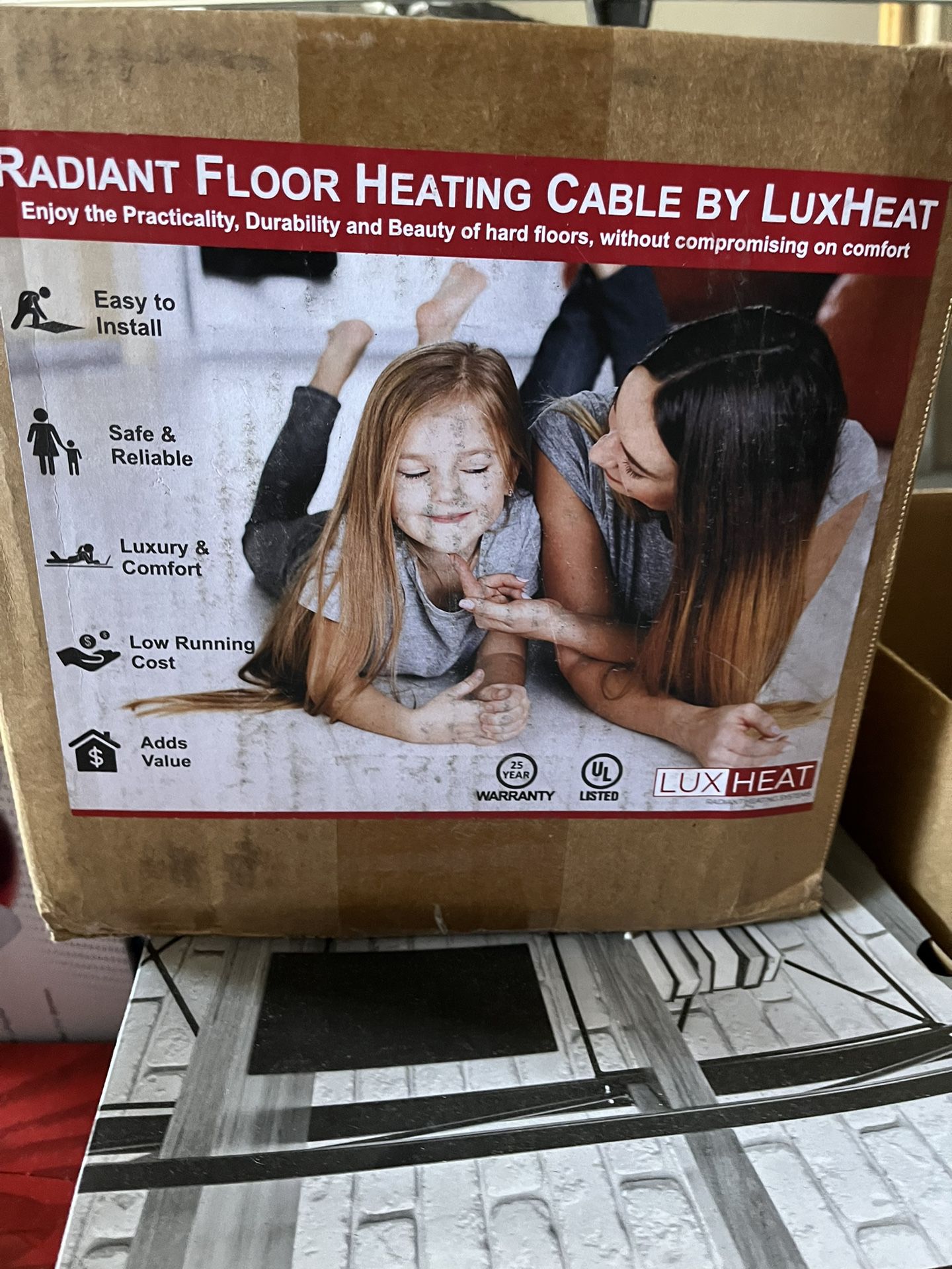  Floor Heating Cables by LuxHeat—150 Sq Ft