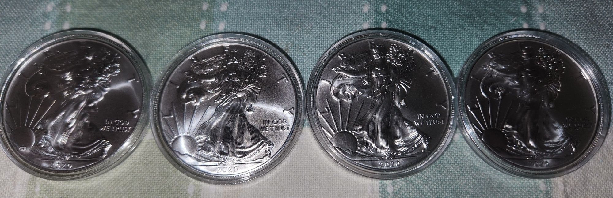 2020 American Silver Eagle Dollar Coins