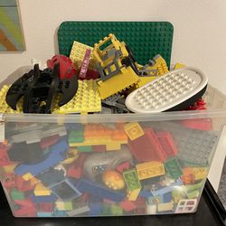 Large Bin Of Lego Duplo