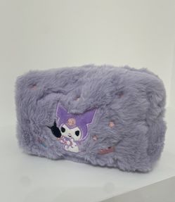 Plush Small Zipper Bag , Cosmetics Bag.