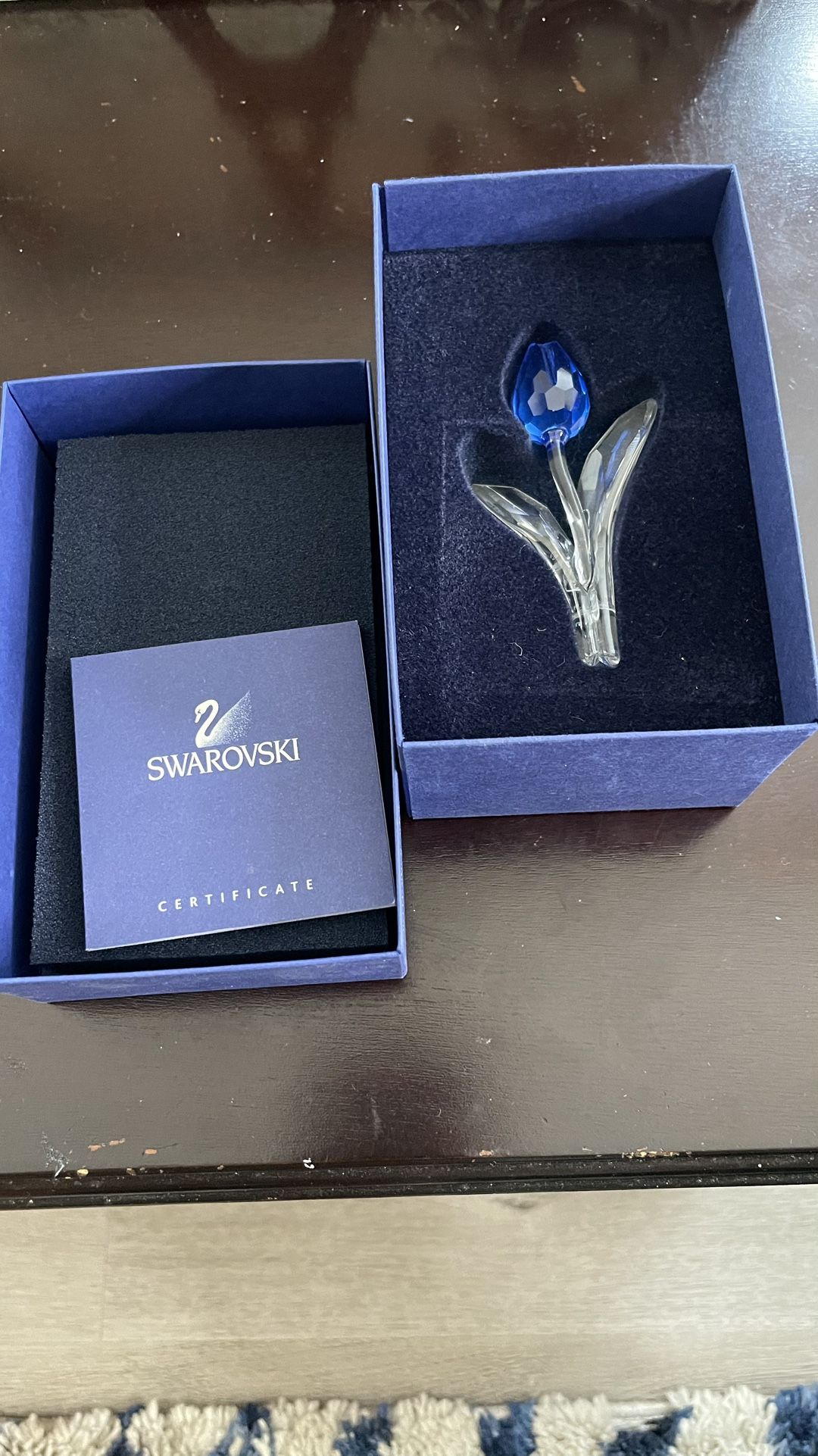 Flower Swarovski Blue