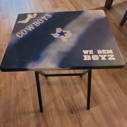 Cowboys Folding TV Tray Table 