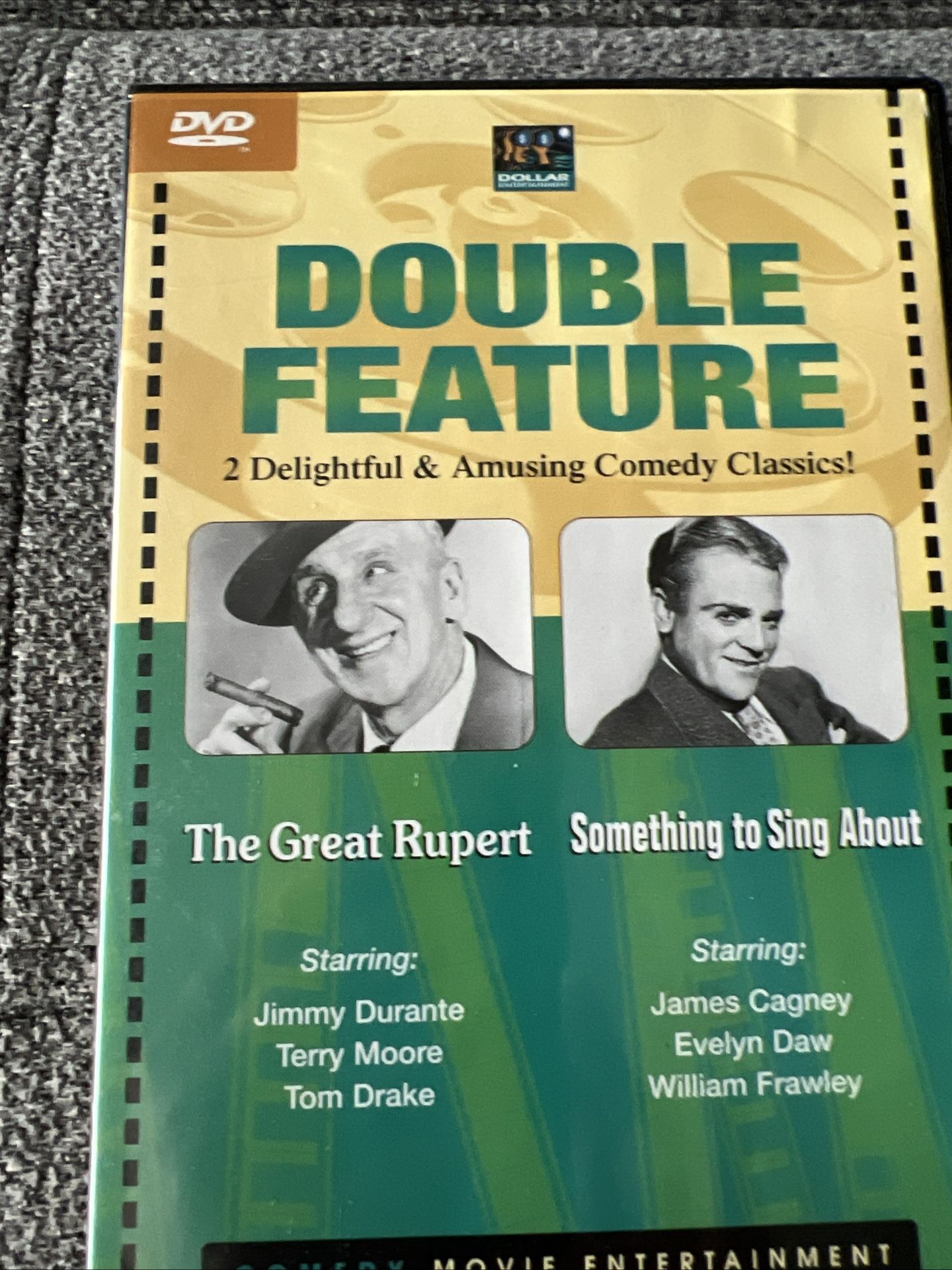 2 Movies On DVD JDurante/The Great Rupert & James Cagney/Something to Sing About
