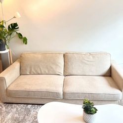 83” L beige Couch 