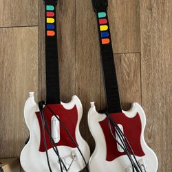 2x Red Octane Xbox 360 Guitar Controller 