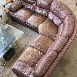 Leather Sectional Couch