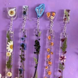 Hand Made Resin Bookmarks 
