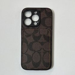 Unisex Card Leather Case For iPhone 14Pro/15Pro $45 OBO