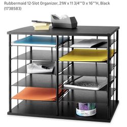 12 Slot Mail Or Work Mailbox Organizer