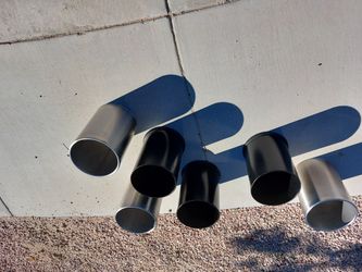 Small trash containers two piece